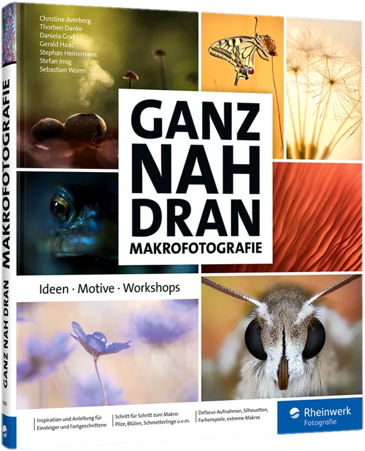 Buch „Ganz nah dran“ – Makrofotografie, Rheinwerk Verlag